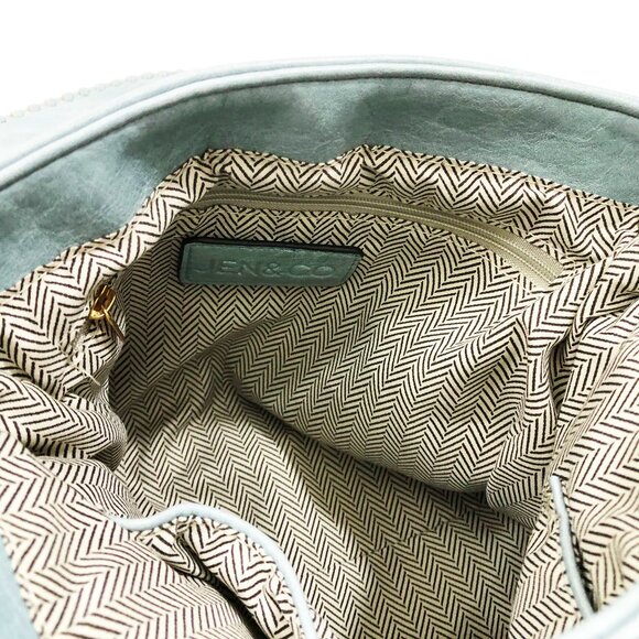 NWT Jen & Co. Lorelei Cross Body Shoulder Bag Blue 11x10x4 inches - Picture 5 of 7